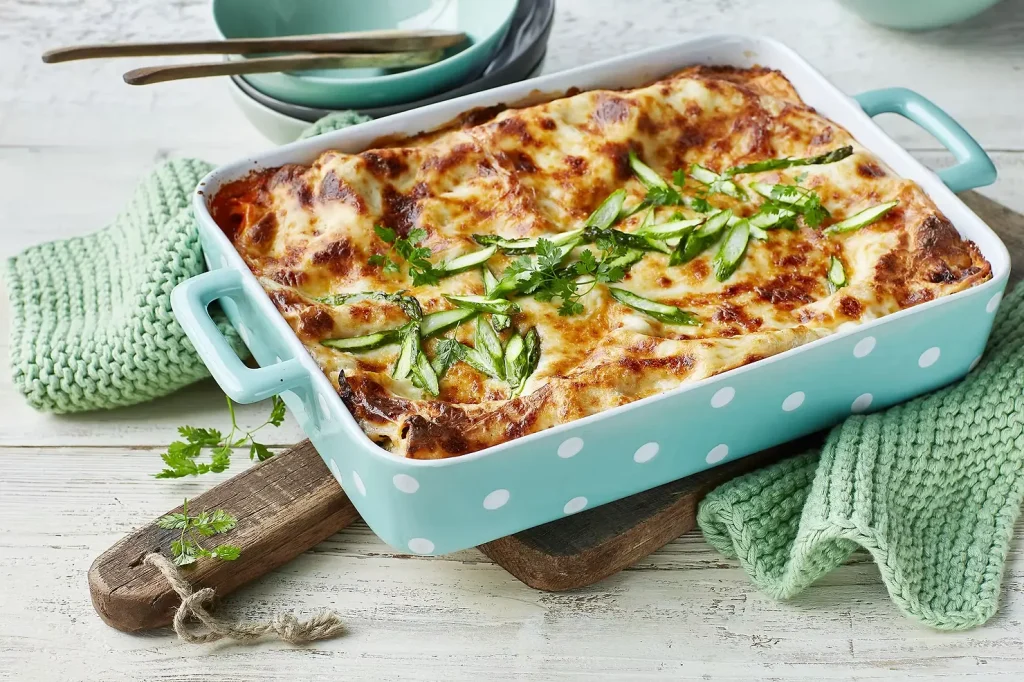Spargel Lasagne